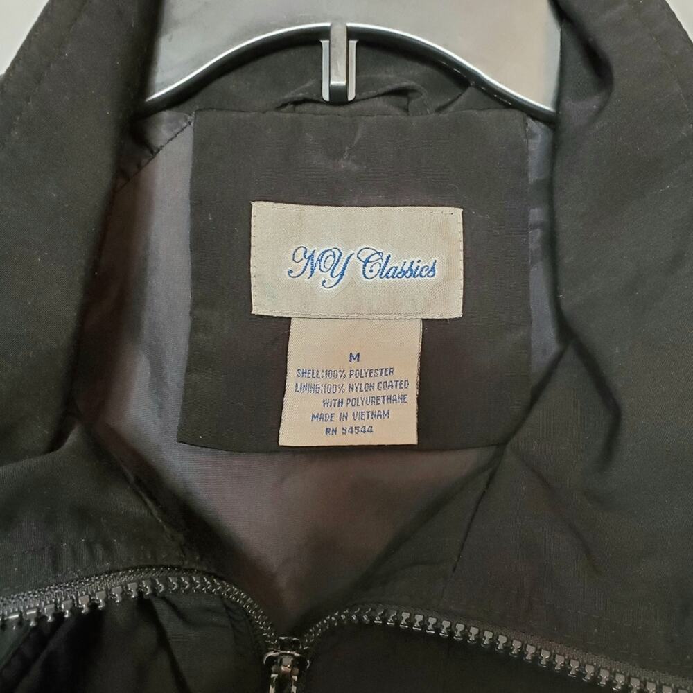 NY Classics Cape Lightweight Button Hooded Jacket M - Picture 5 of 9